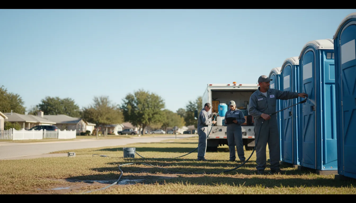 Long-Term Portable Toilet Rental in Rome, GA near me